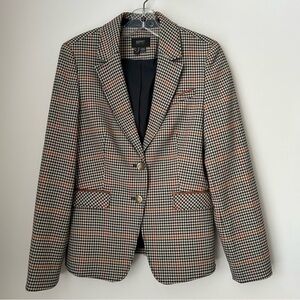 Esprit Collection Checkered Equestrian Blazer